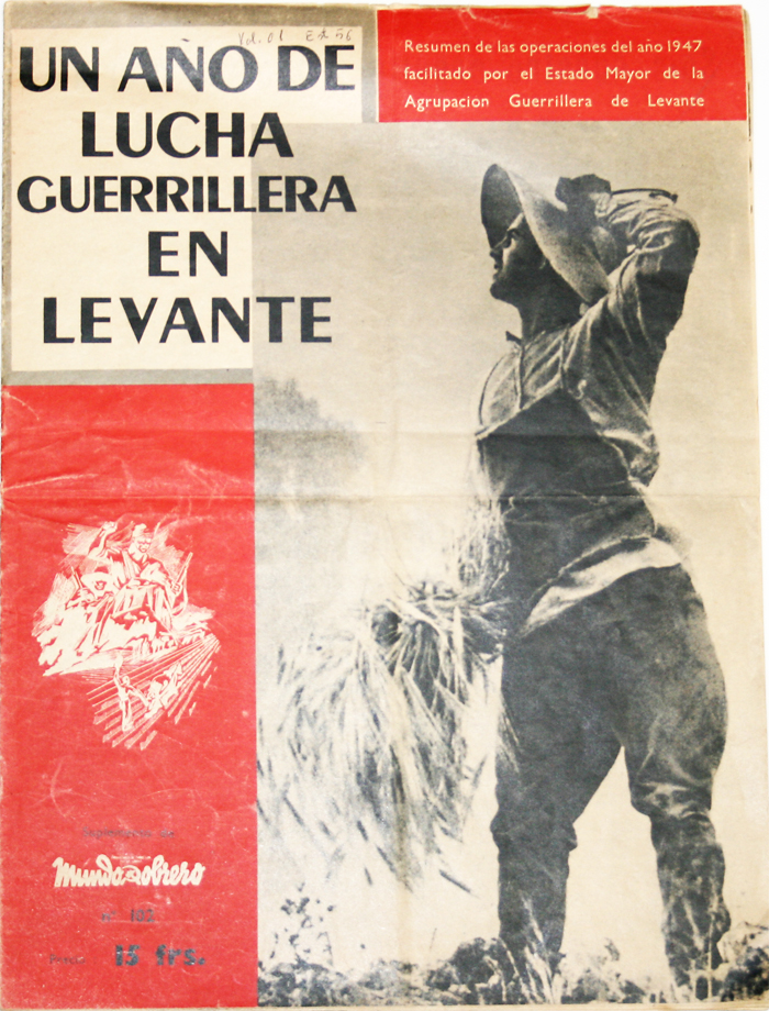 Suplemento de Mundo Obrero, 1947: “Un año de lucha guerrillera en  Levante”.